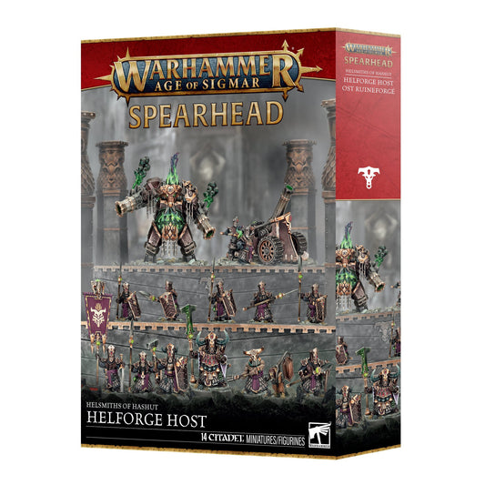 Age of Sigmar: Spearhead Helsmiths of Hashut Helforge Host (PRE-ORDER RELEASES JAN 17TH)