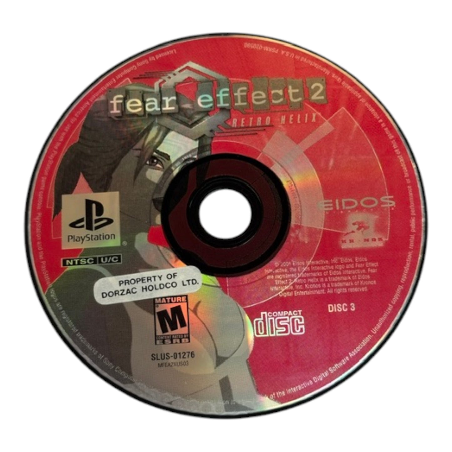 Fear Effect 2 Retro Helix (PS1)