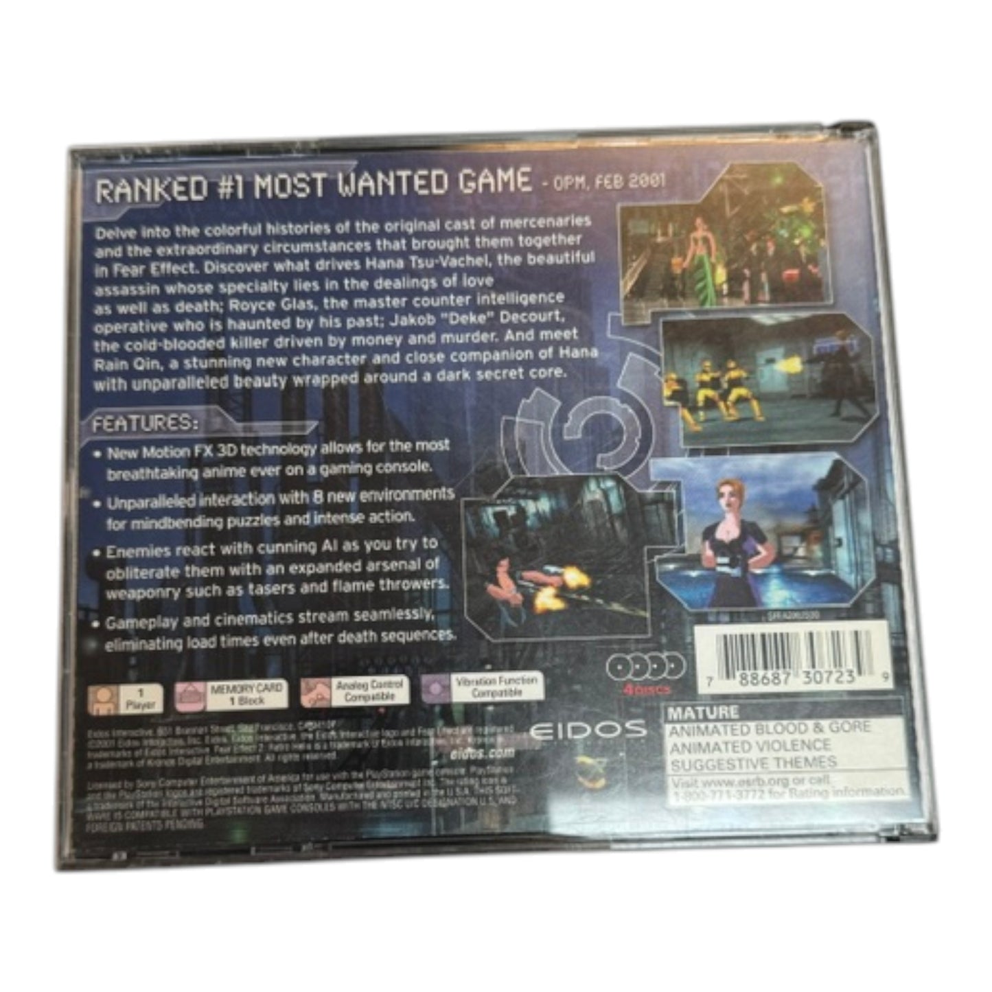 Fear Effect 2 Retro Helix (PS1)