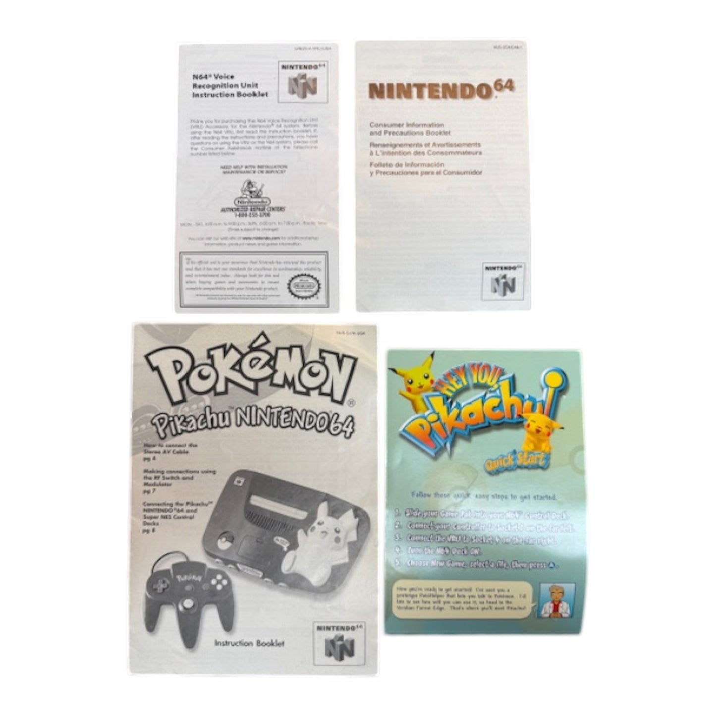 Pikachu Nintendo 64 Console Bundle