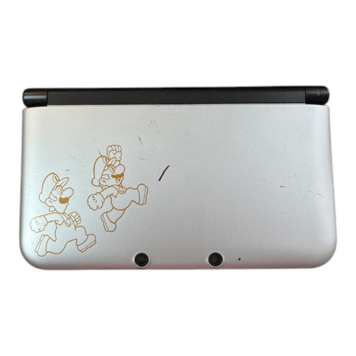 Nintendo 3DS XL Console: Silver [The Year of Luigi 30th Anniversary]