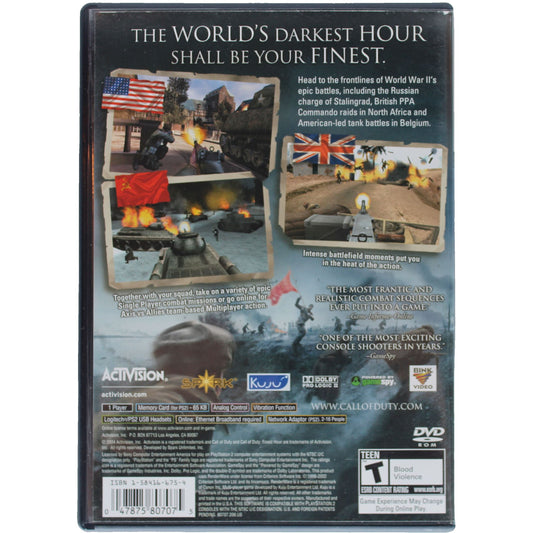Call Of Duty: Finest Hour (PS2)