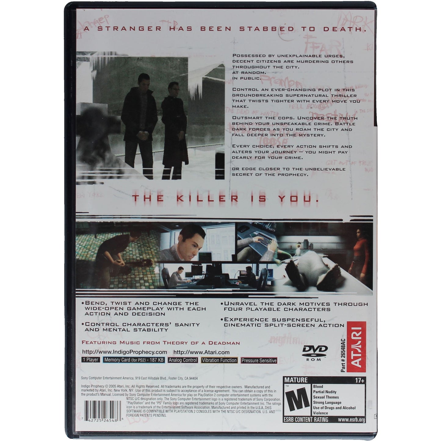 Indigo Prophecy (PS2)