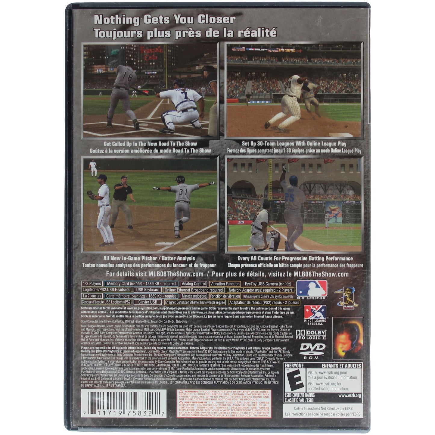 MLB 08: The Show (PS2)