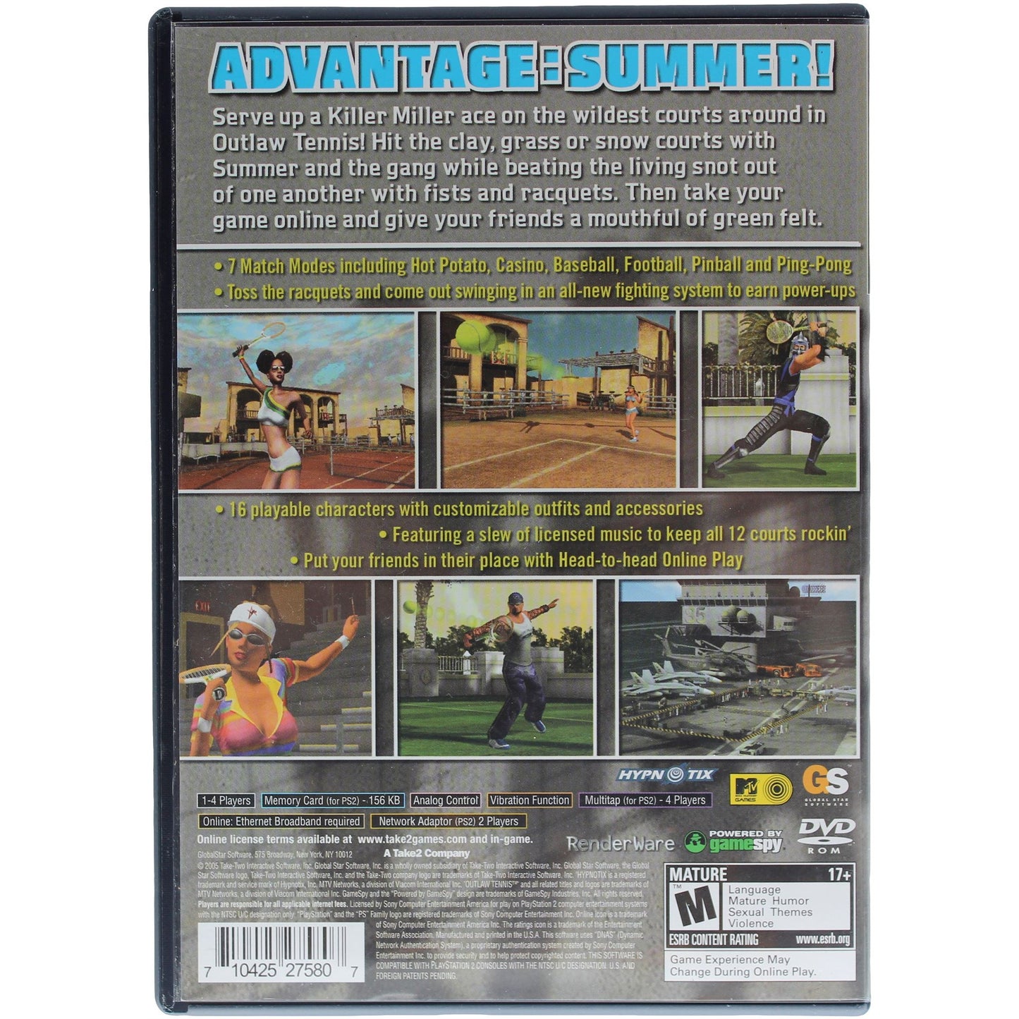 Outlaw Tennis (PS2)