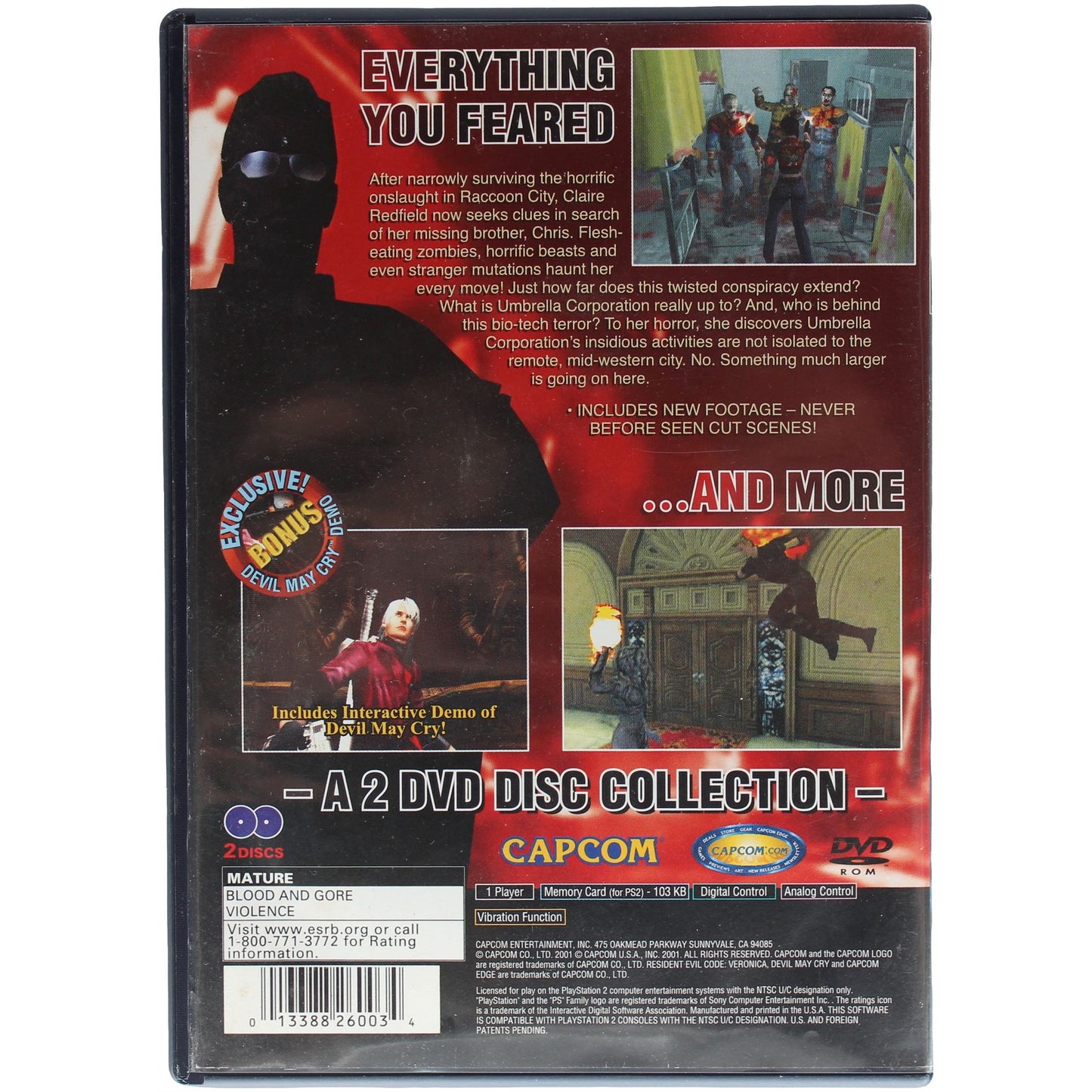 Resident Evil: CODE: Veronica X (PS2)