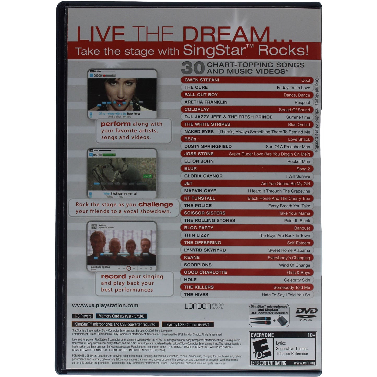 SingStar: Rocks! (PS2)