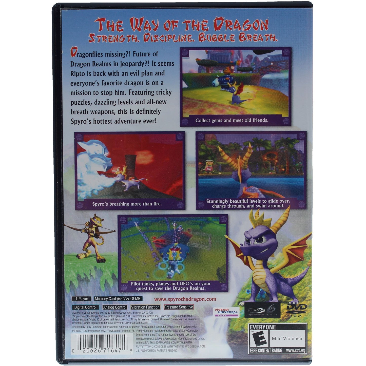 Spyro: Enter The Dragonfly (PS2)