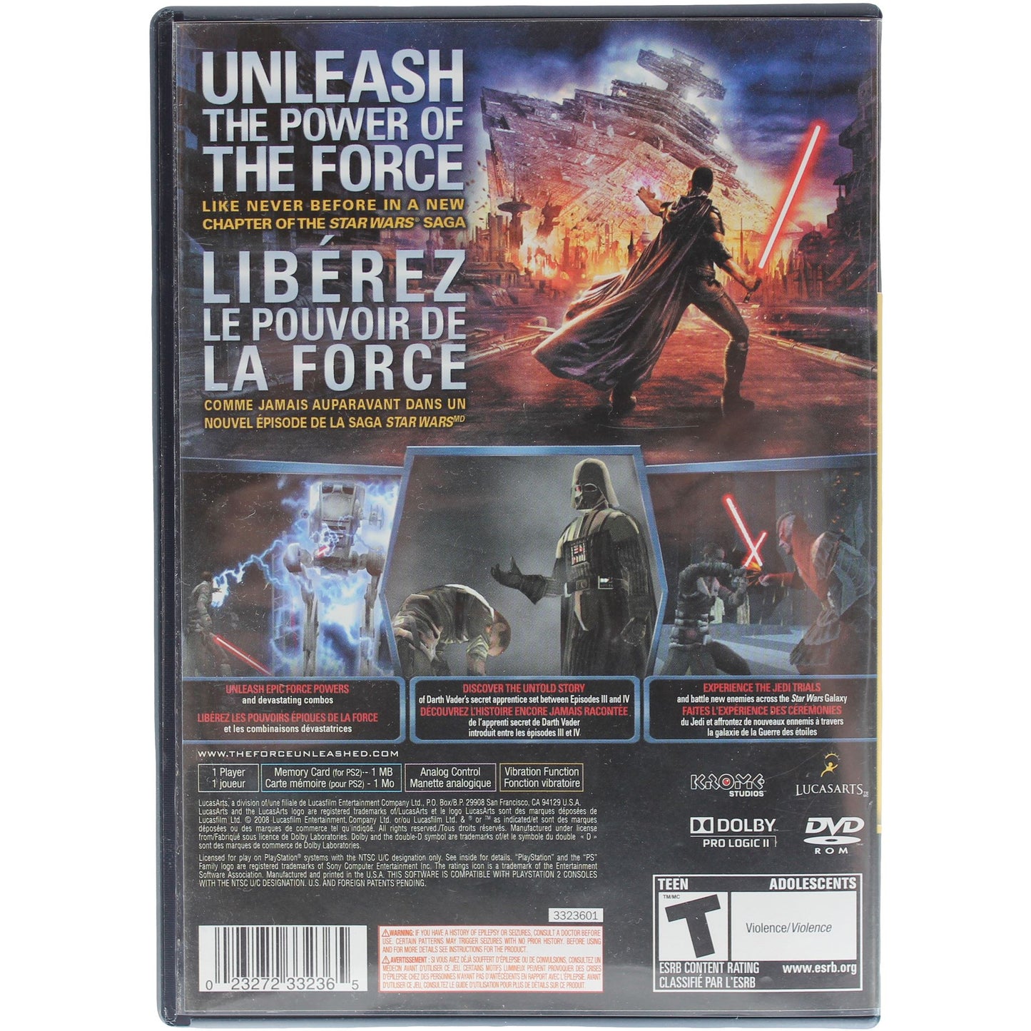 Star Wars: The Force Unleashed (PS2)