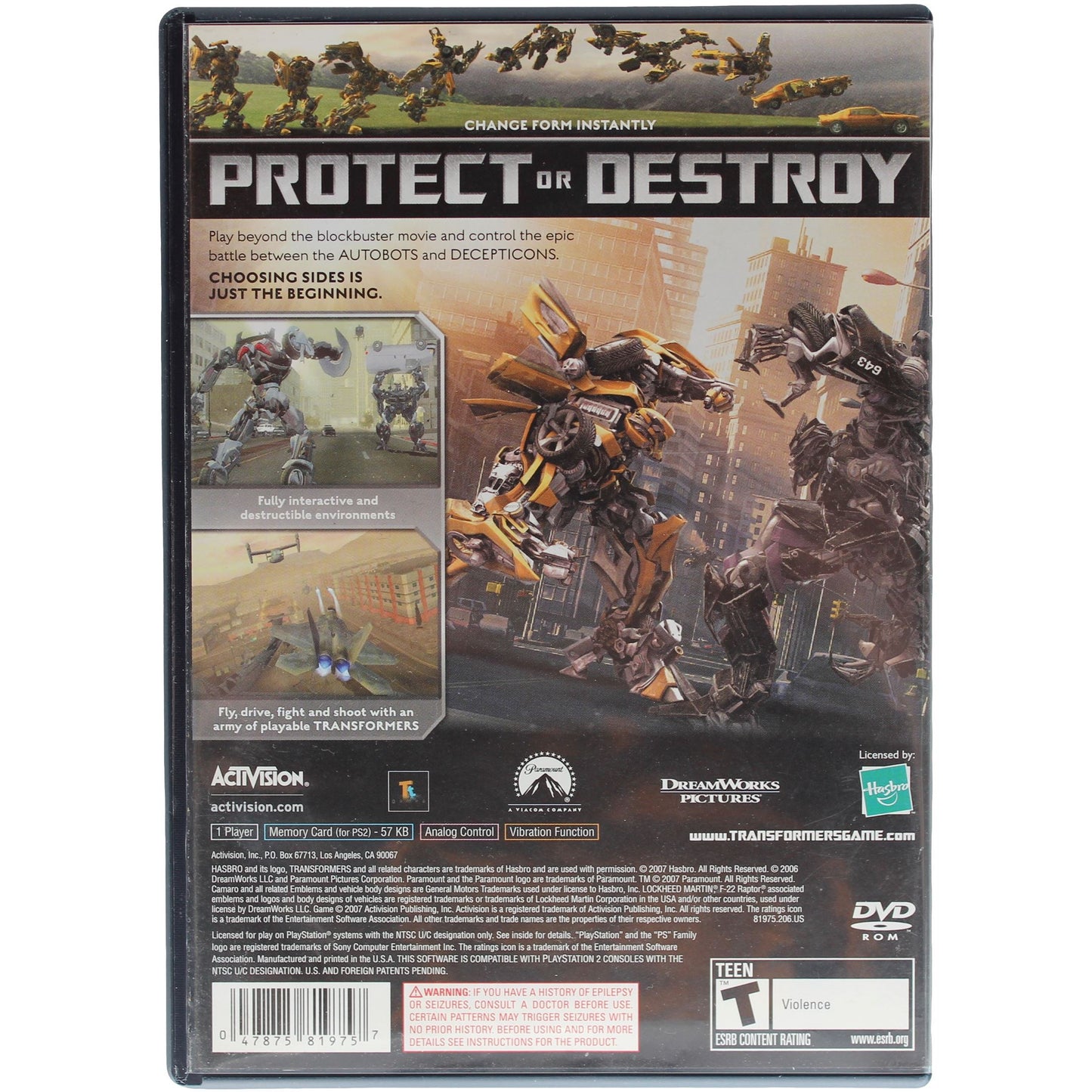 Transformers: The Game (PS2)