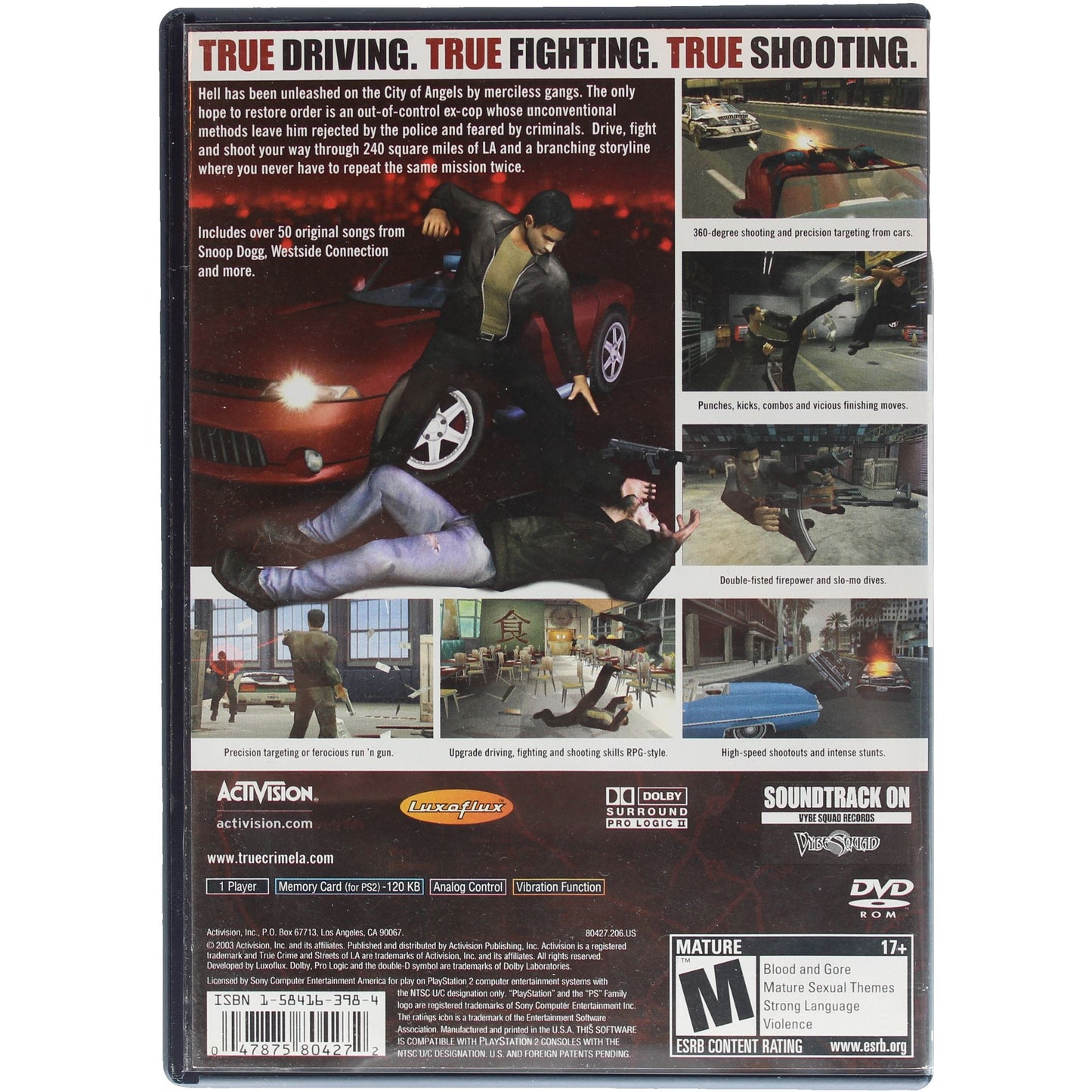 True Crime: Streets Of LA (PS2)