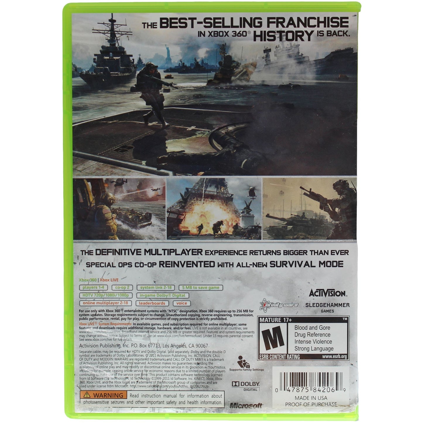 Call Of Duty: Modern Warfare 3 (Xbox 360)