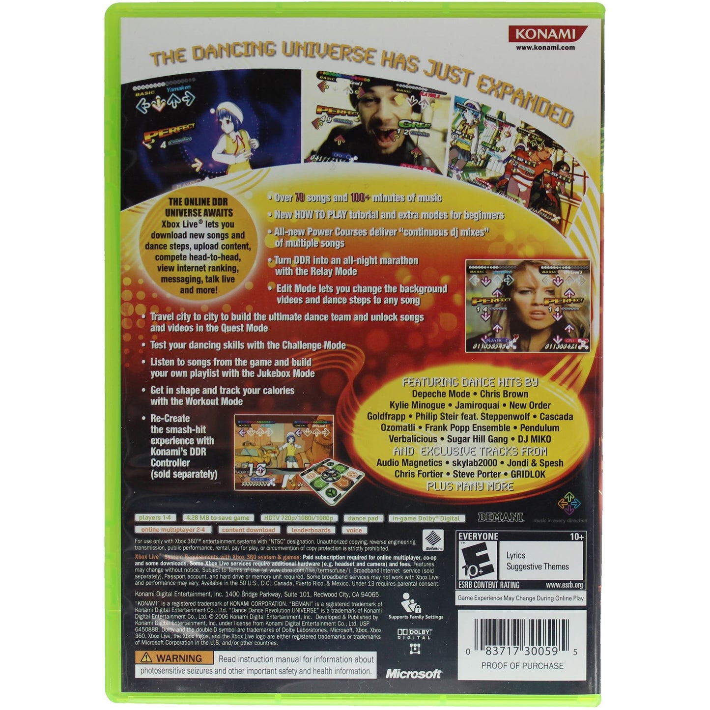 Dance Dance Revolution: Universe (Xbox360)