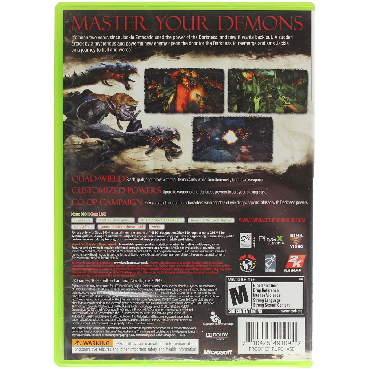 The Darkness II (Xbox360)