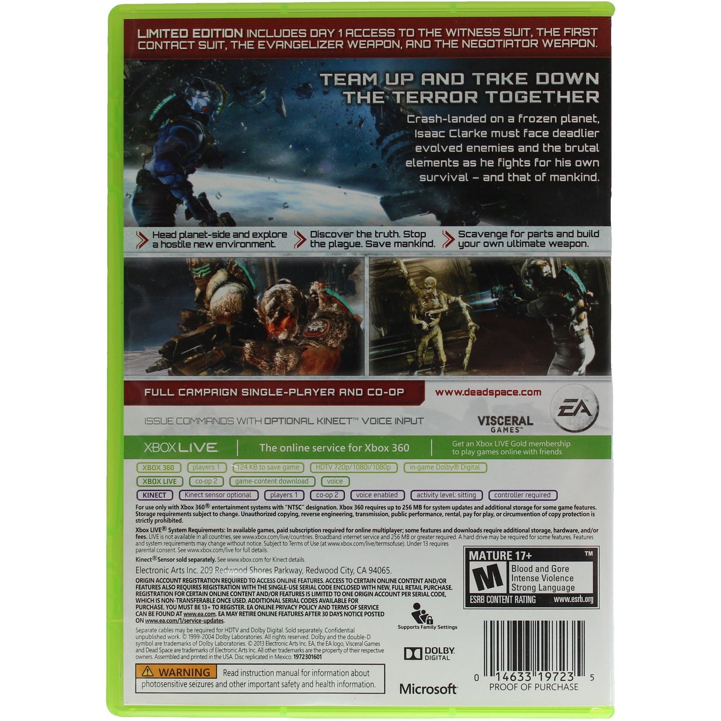 Dead Space 3 [Limited Edition] (Xbox360)