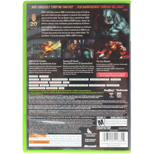 Doom 3 [BFG Edition] (Xbox 360)
