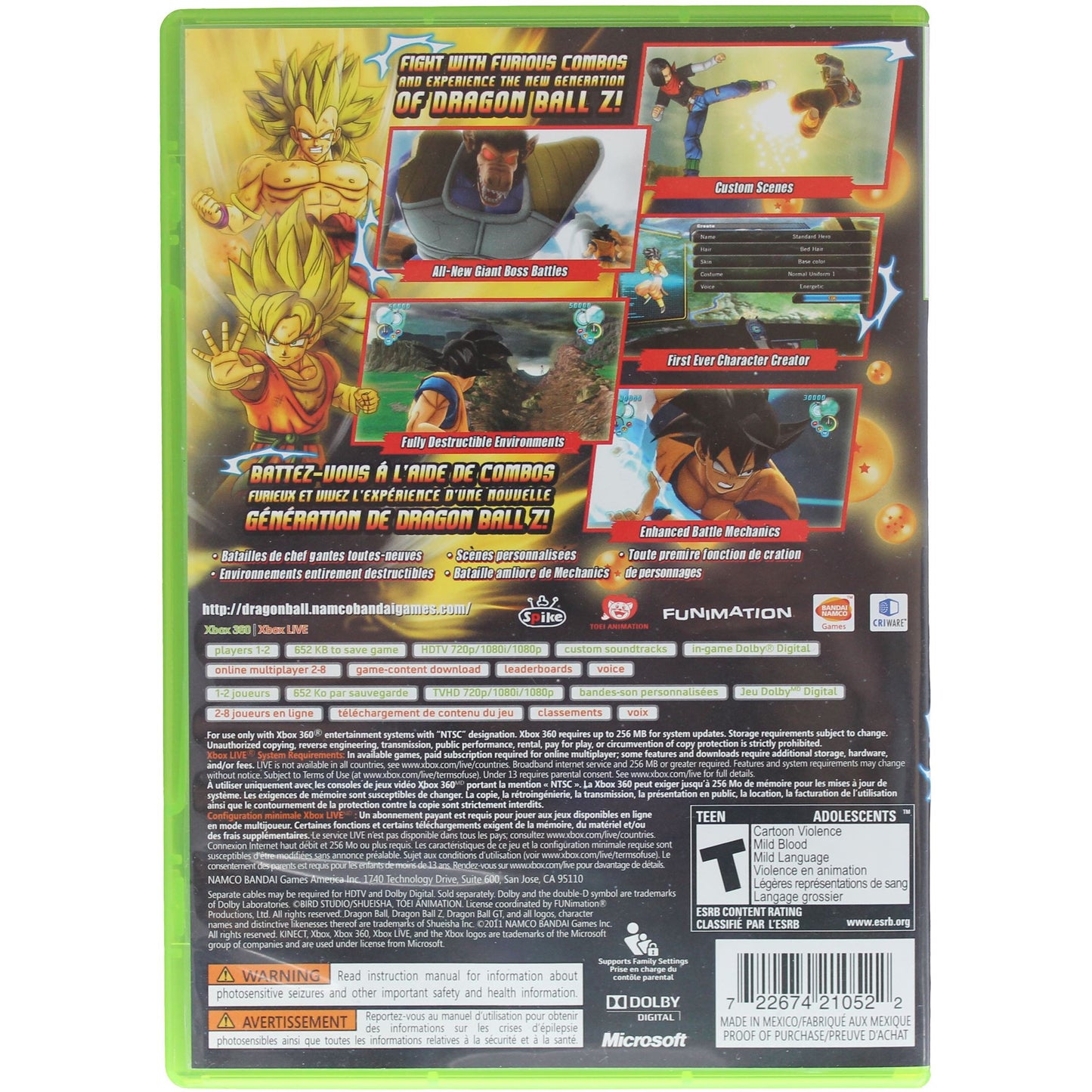 Dragon Ball Z: Ultimate Tenkaichi (360)
