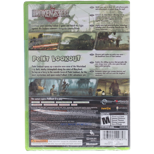 Fallout 3: Game Add-On Pack Broken Steel And Point Lookout