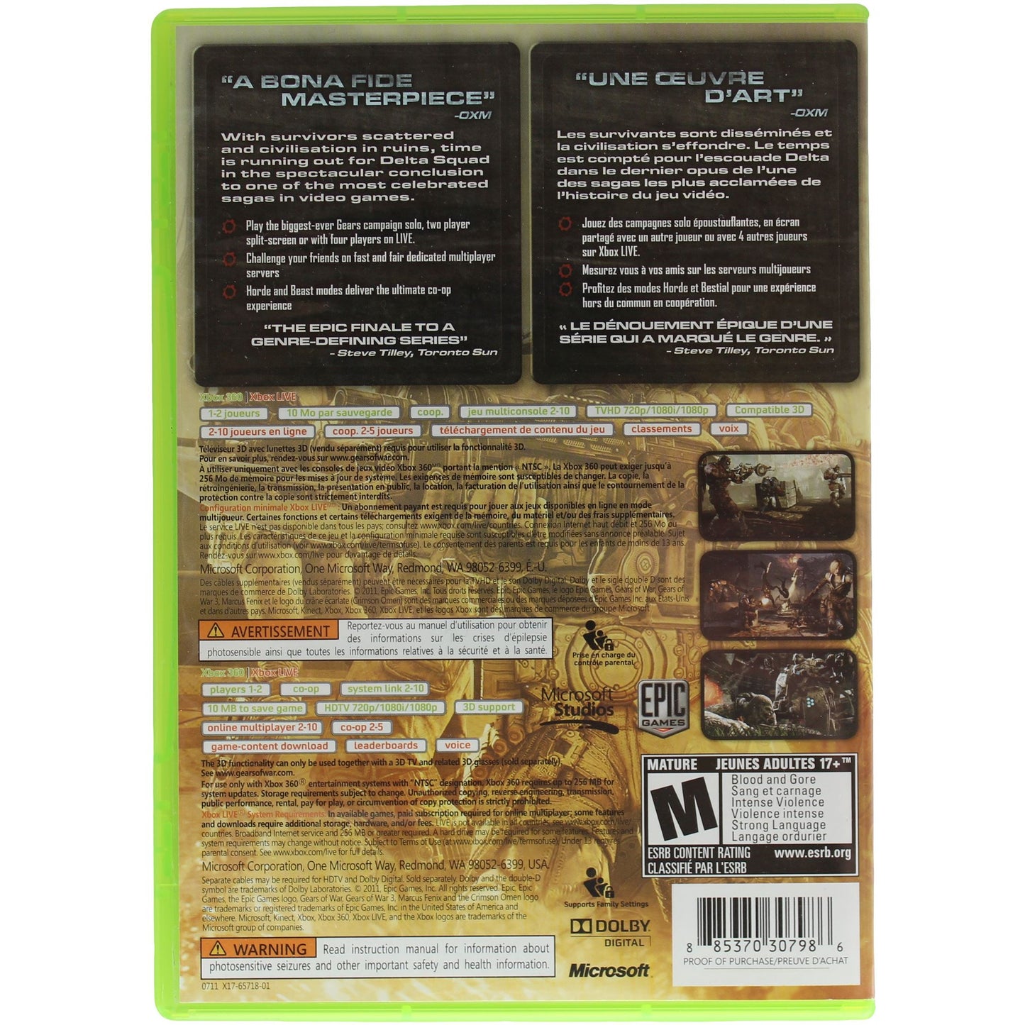 Gears Of War 3 (Xbox 360)