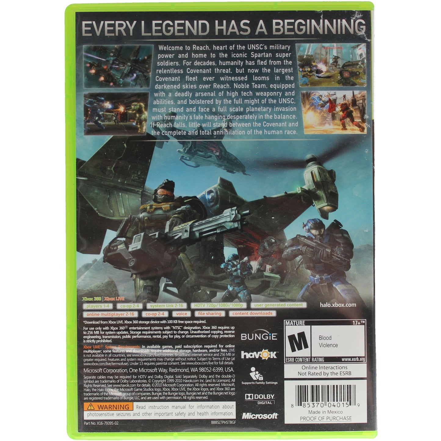 Halo: Reach (Xbox 360)