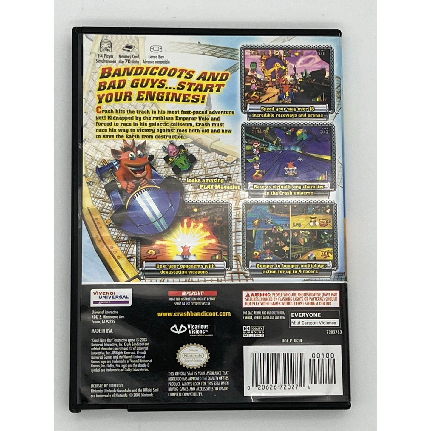 Crash: Nitro Kart (GC)