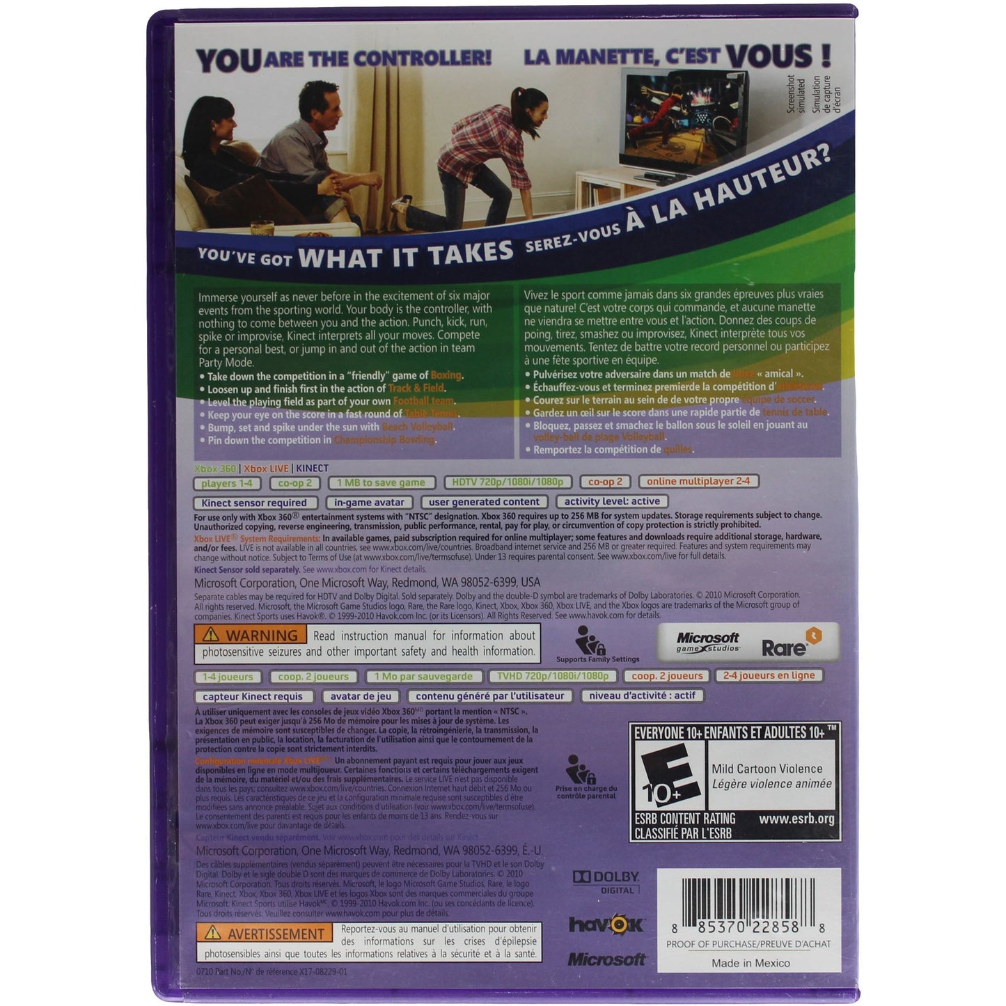 Kinect Sports (Xbox 360)