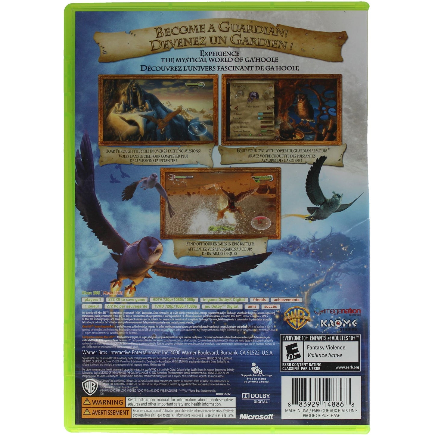 Legend Of The Guardians: The Owls Of Ga'Hoole (Xbox360)