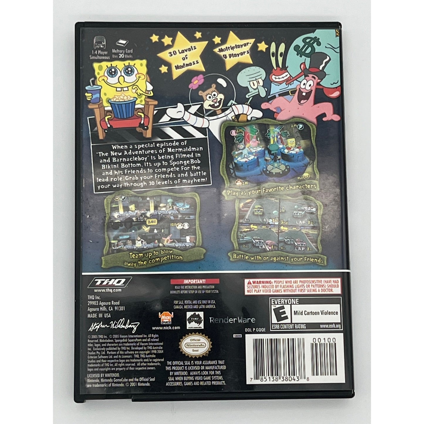 SpongeBob SquarePants: Lights, Camera, Pants! (GC)