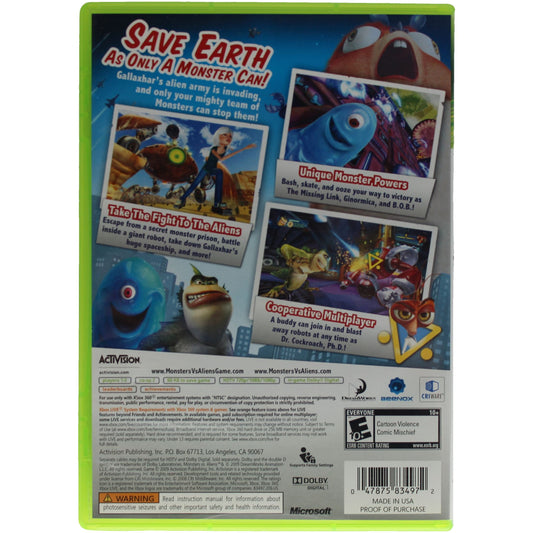 Monsters Vs. Aliens (Xbox 360)