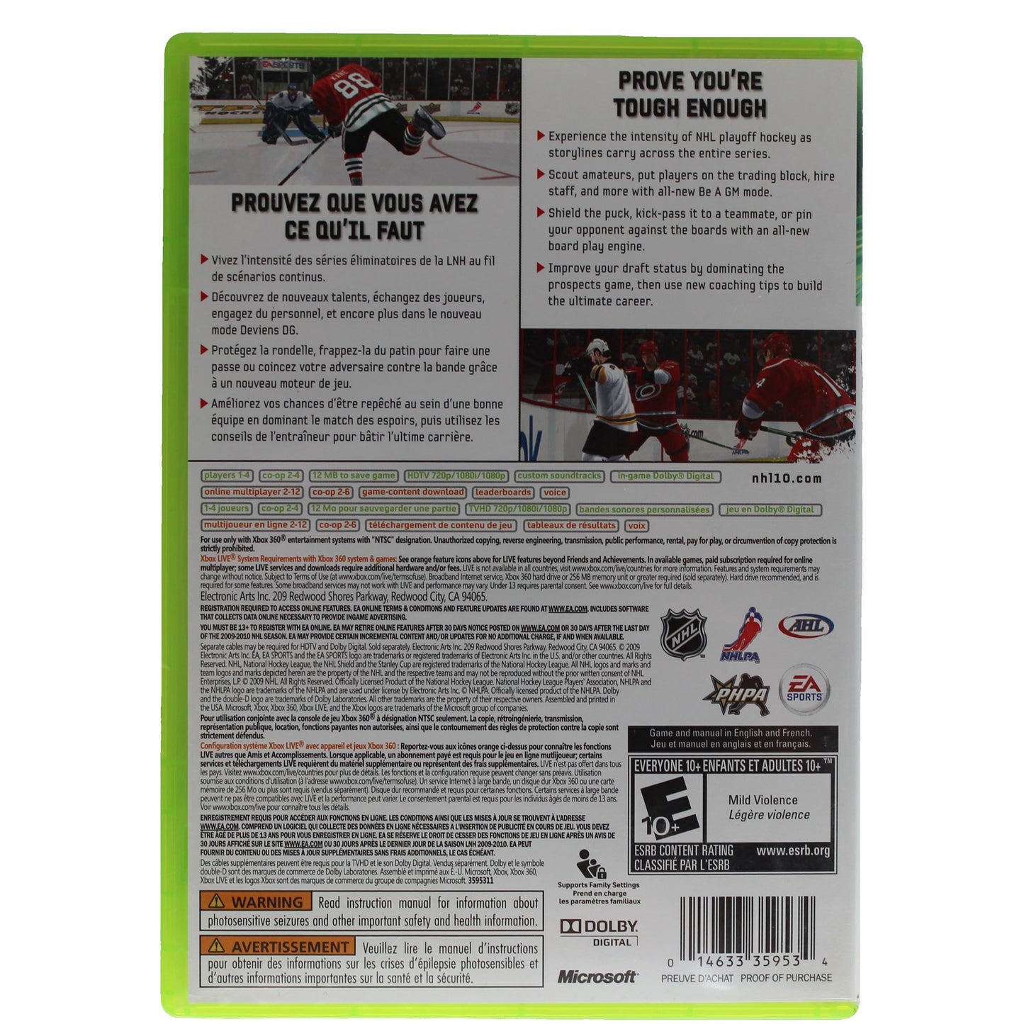 NHL 10 (Xbox 360)