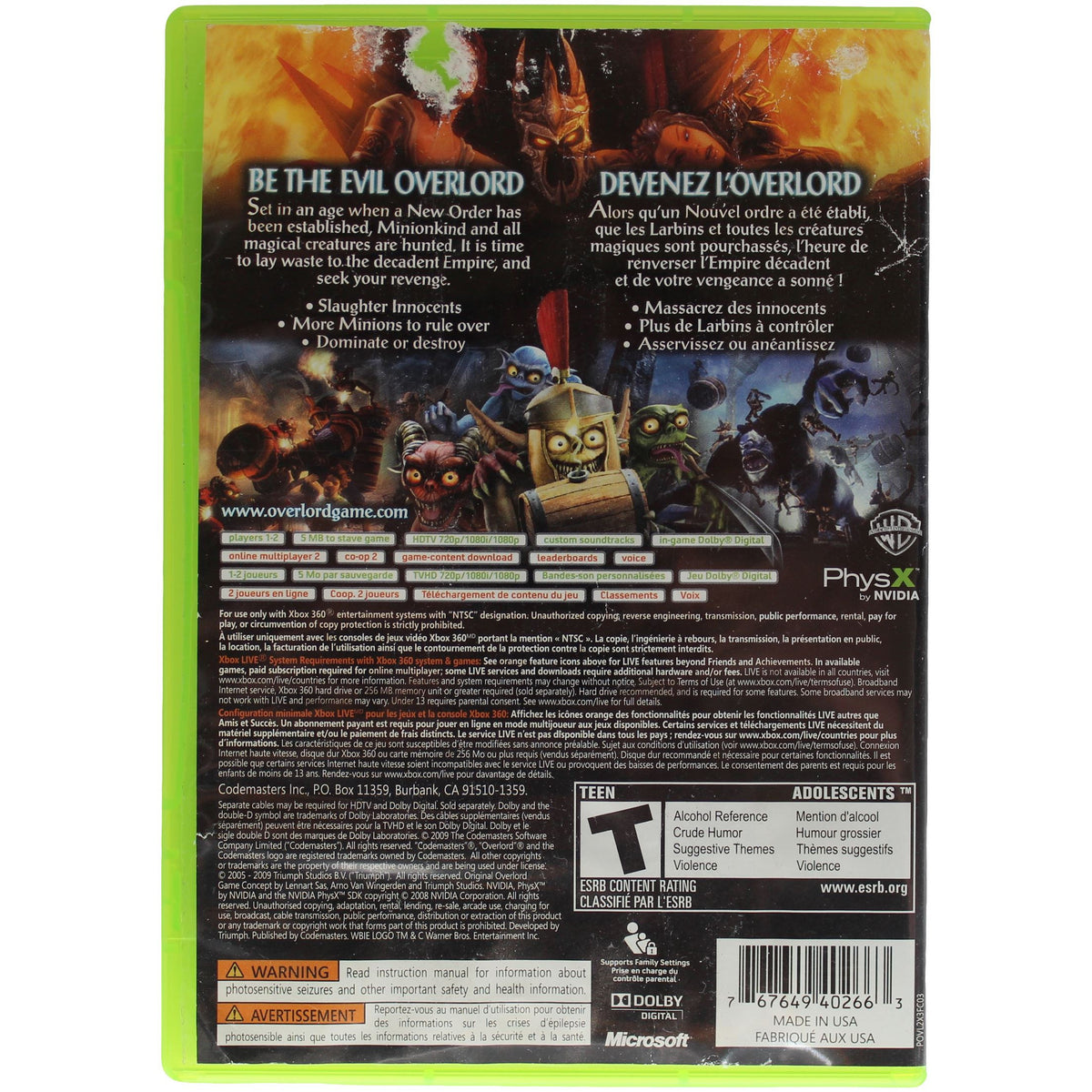 Overlord II (Xbox 360)