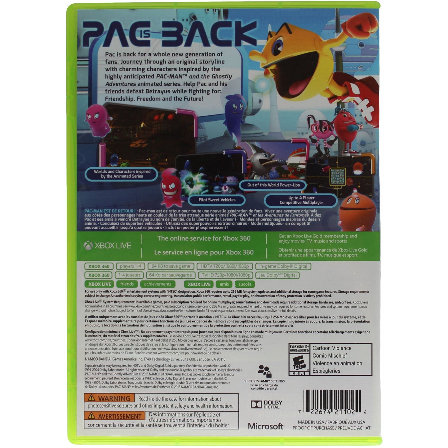 Pac-Man And The Ghostly Adventures (Xbox 360)