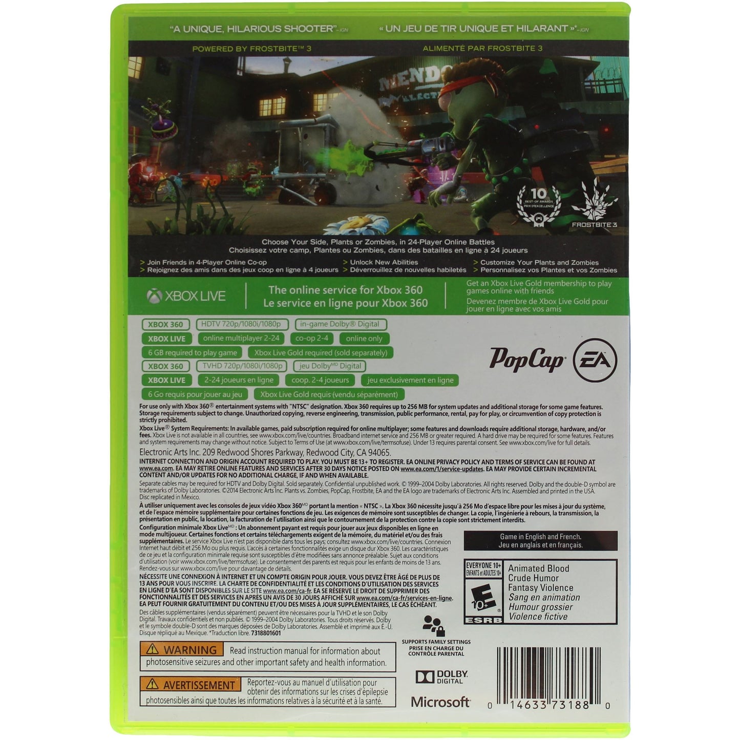 Plants Vs. Zombies: Garden Warfare (Xbox 360)
