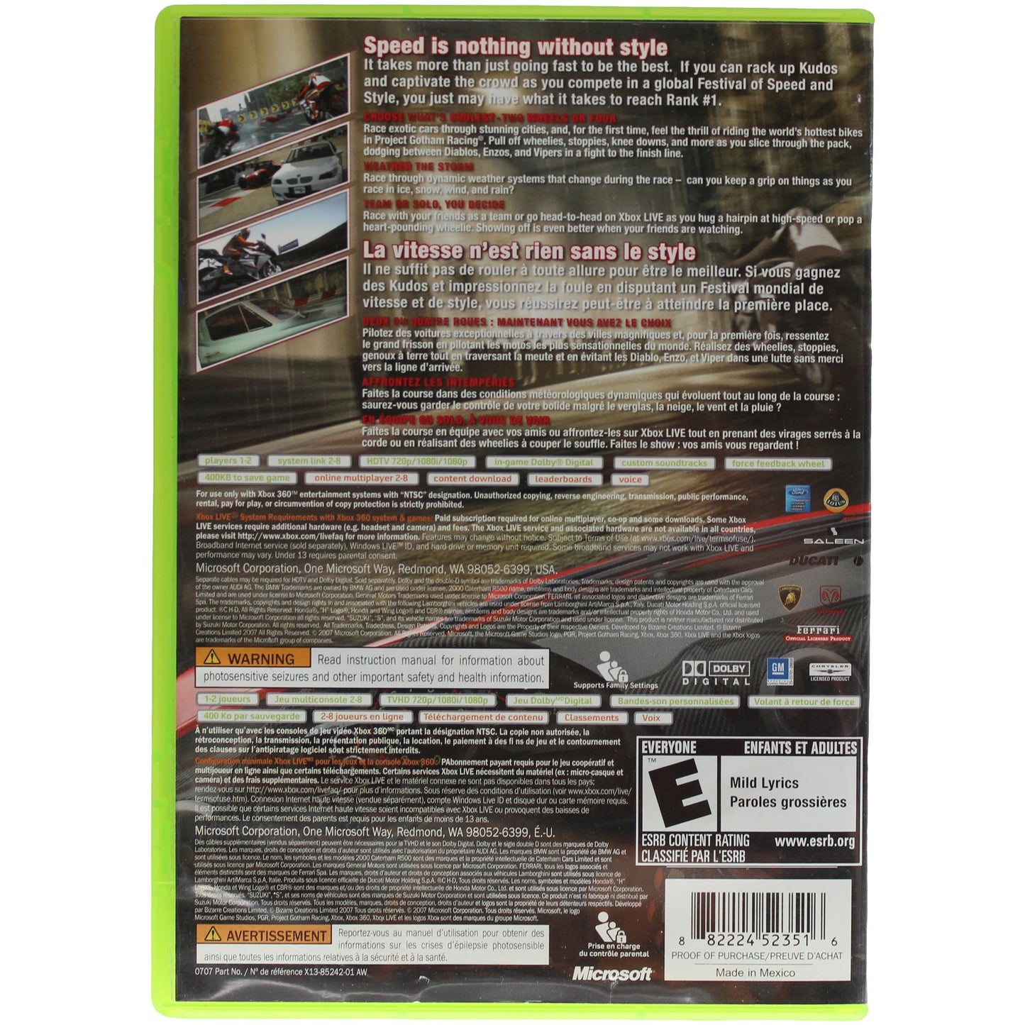 Project Gotham Racing 4 (Xbox 360)