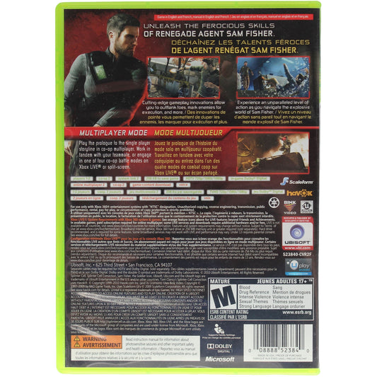 Splinter Cell: Conviction (Xbox360)