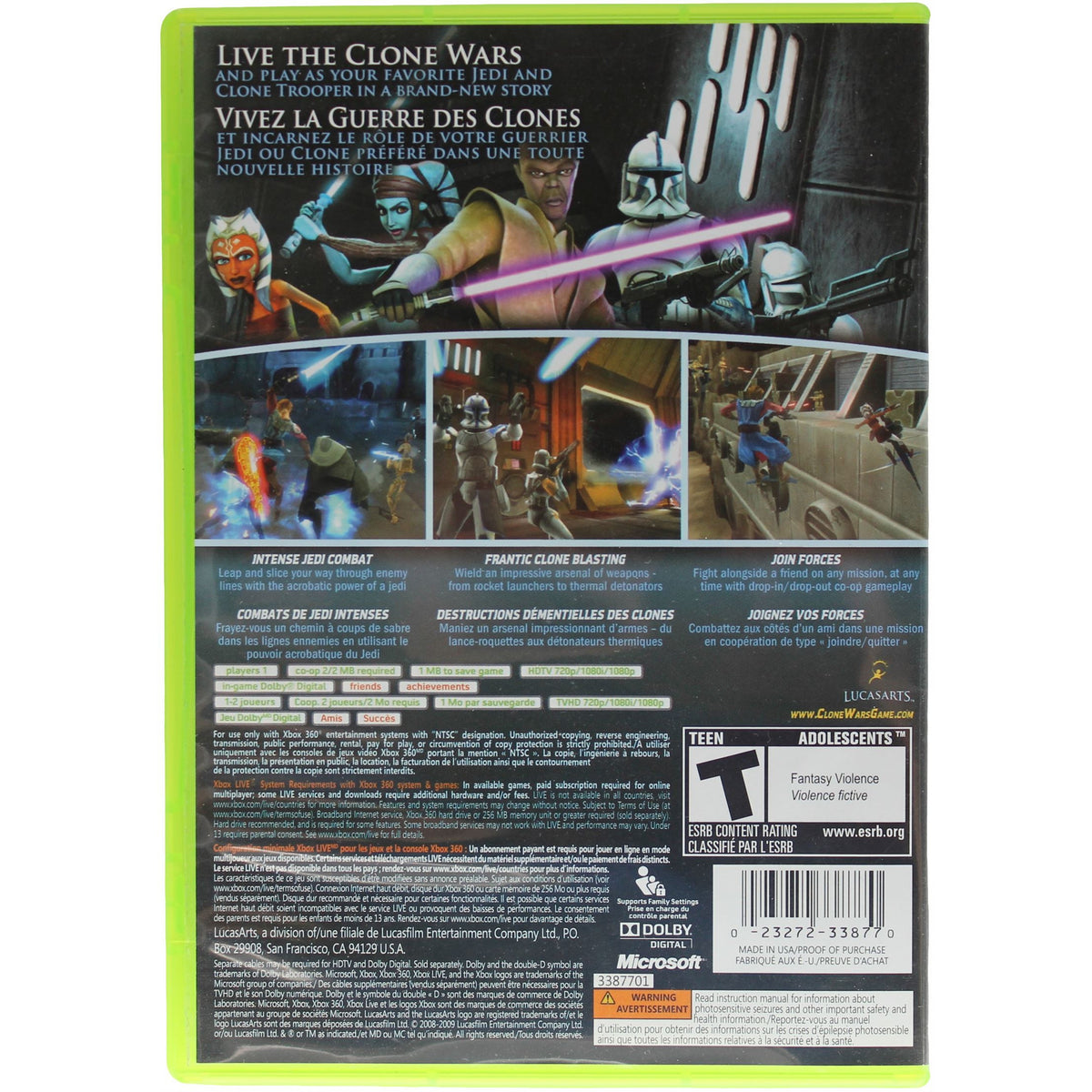 Star Wars: The Clone Wars Republic Heroes (Xbox360)