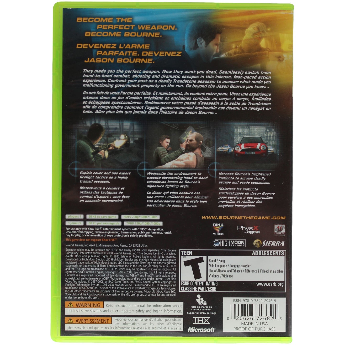 The Bourne Conspiracy (Xbox 360)