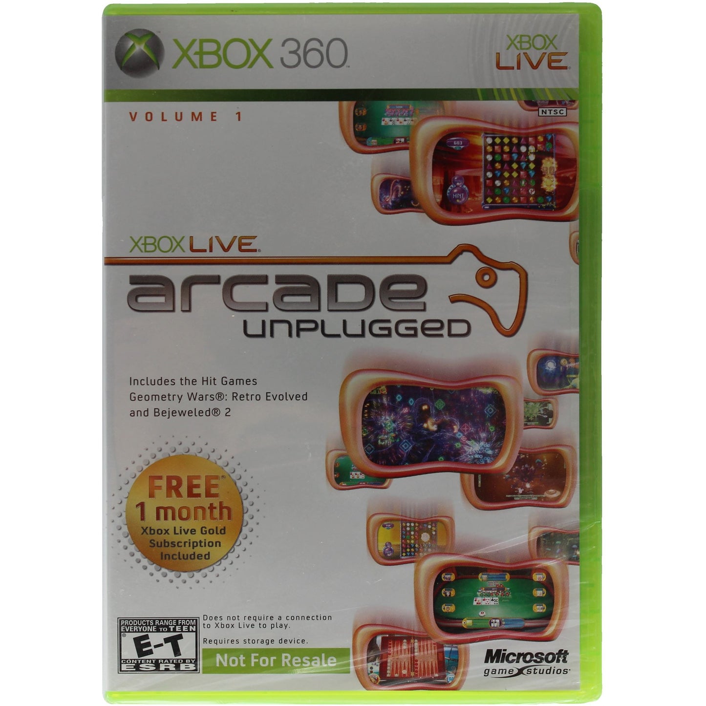 Xbox Live Arcade: Unplugged Volume 1 (Xbox360)