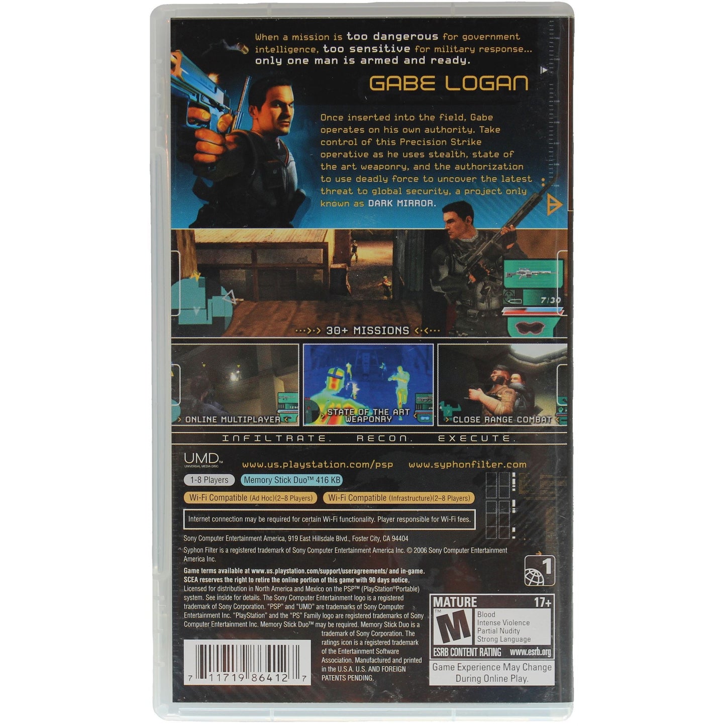 Syphon Filter: Dark Mirror (PSP)