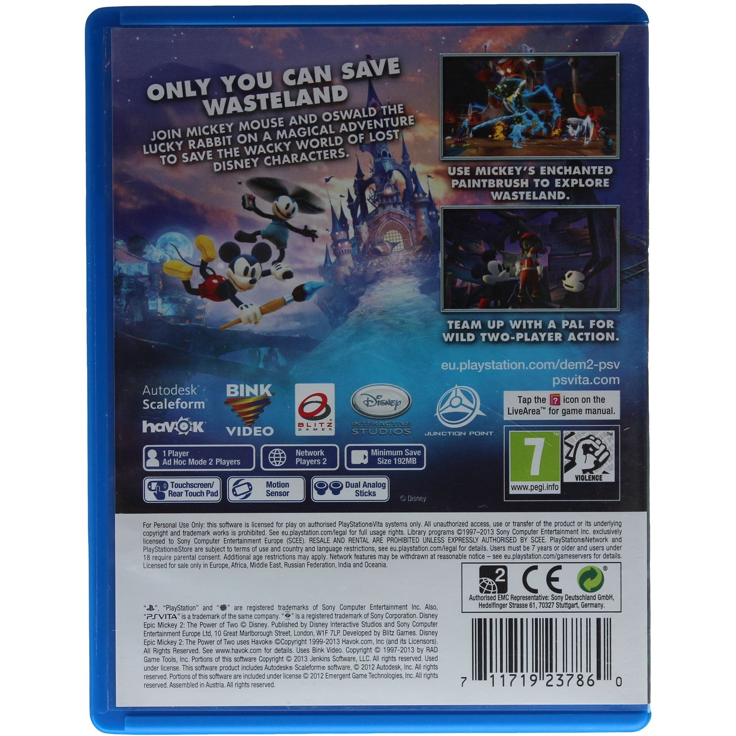 Epic Mickey 2: The Power Of Two (PSVita)