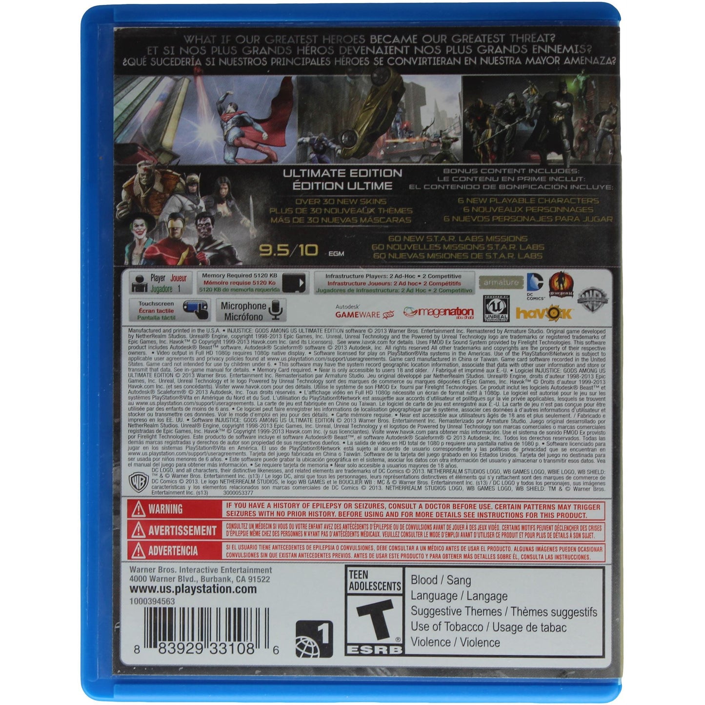 Injustice: Gods Among Us [Ultimate Edition] (PSVita)