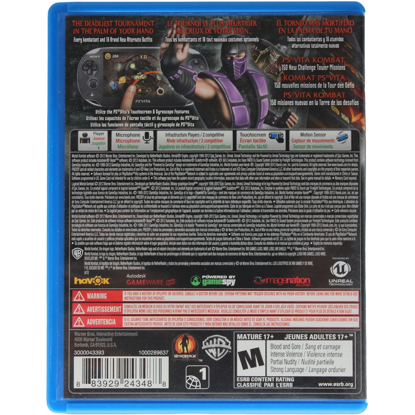 Mortal Kombat (PSVita)