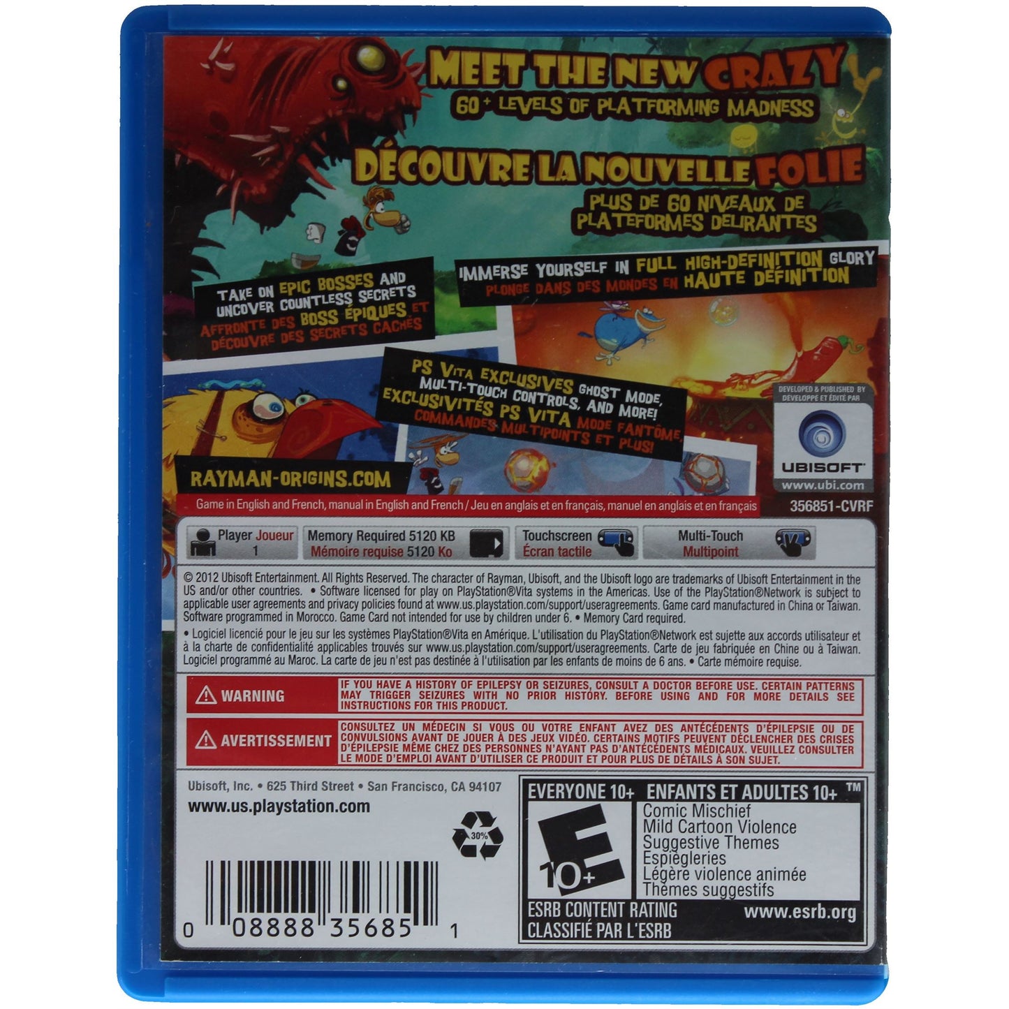 Rayman: Origins (PSVITA)