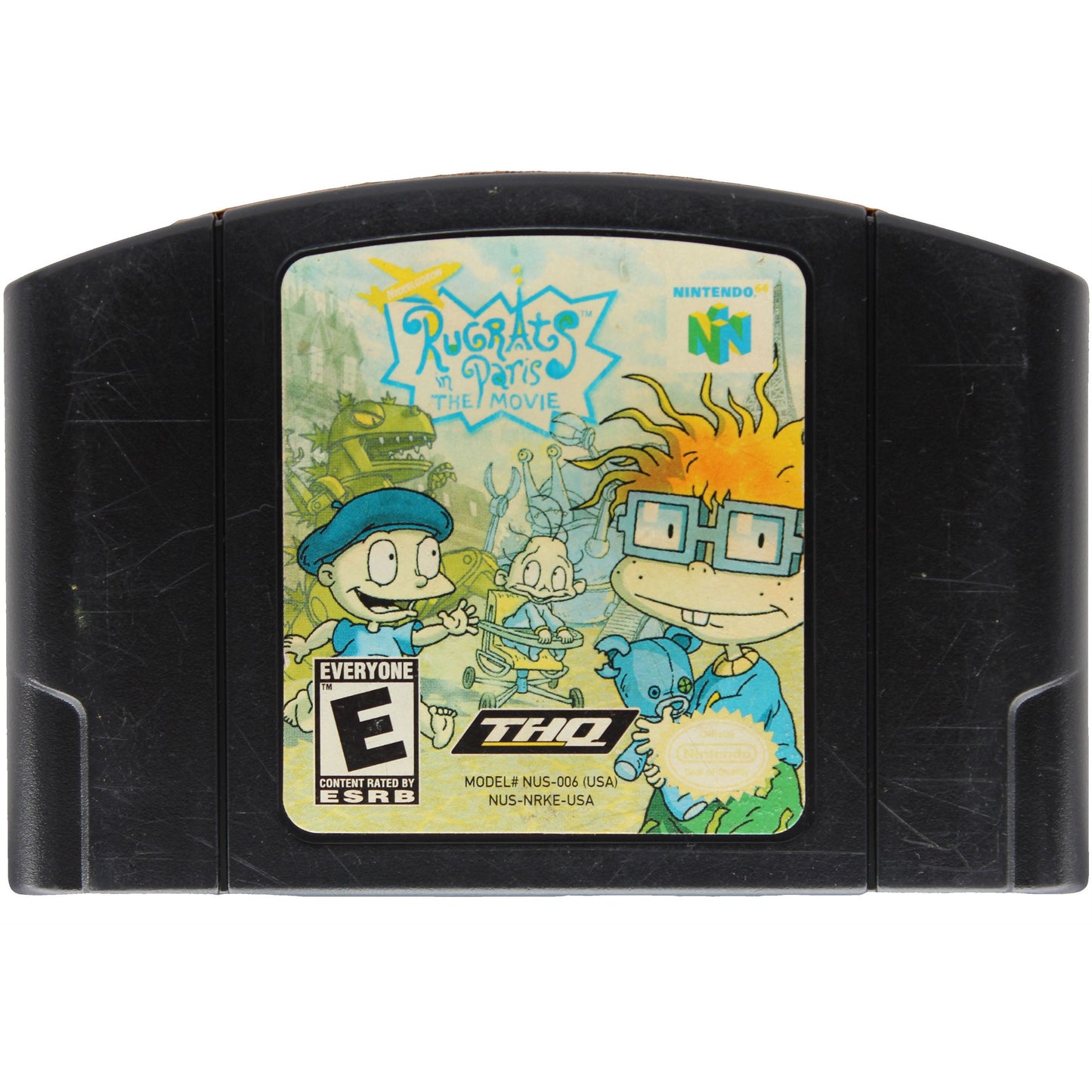 Rugrats In Paris: The Movie + Blockbuster Video Sticker (N64)