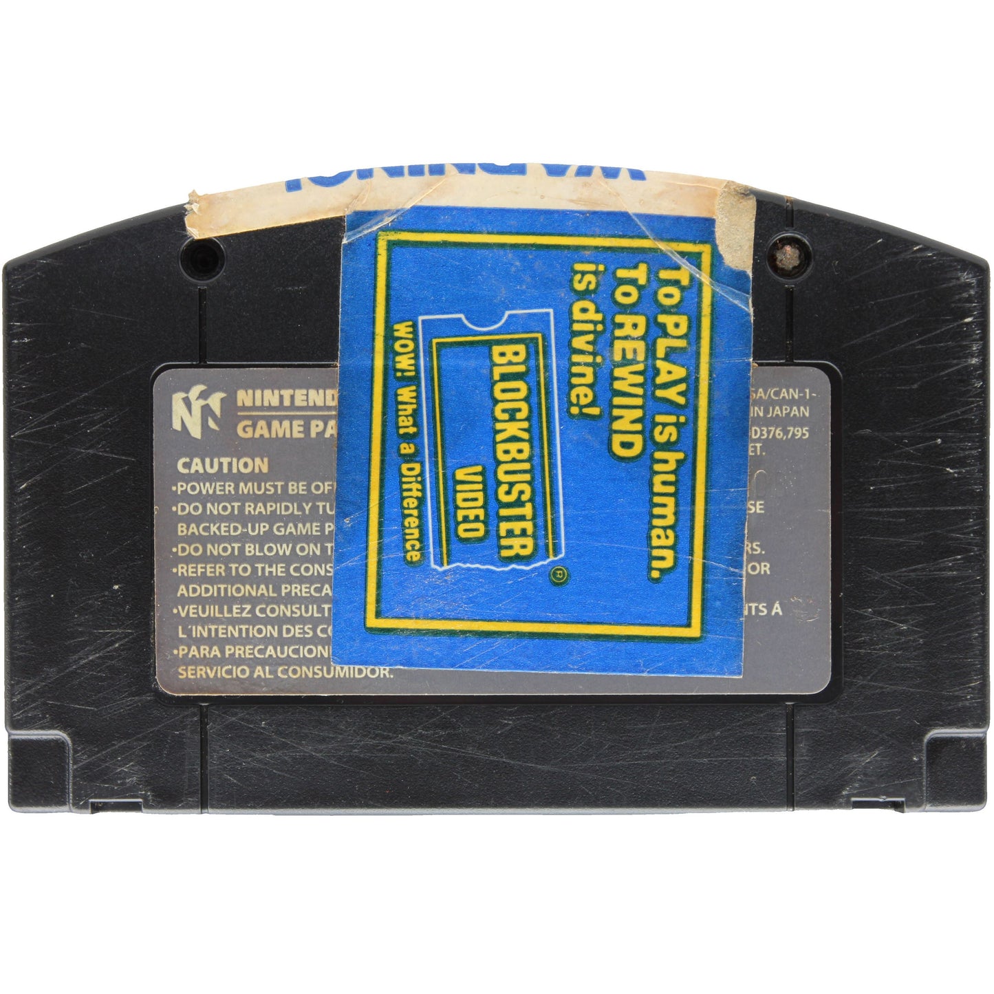 Rugrats In Paris: The Movie + Blockbuster Video Sticker (N64)