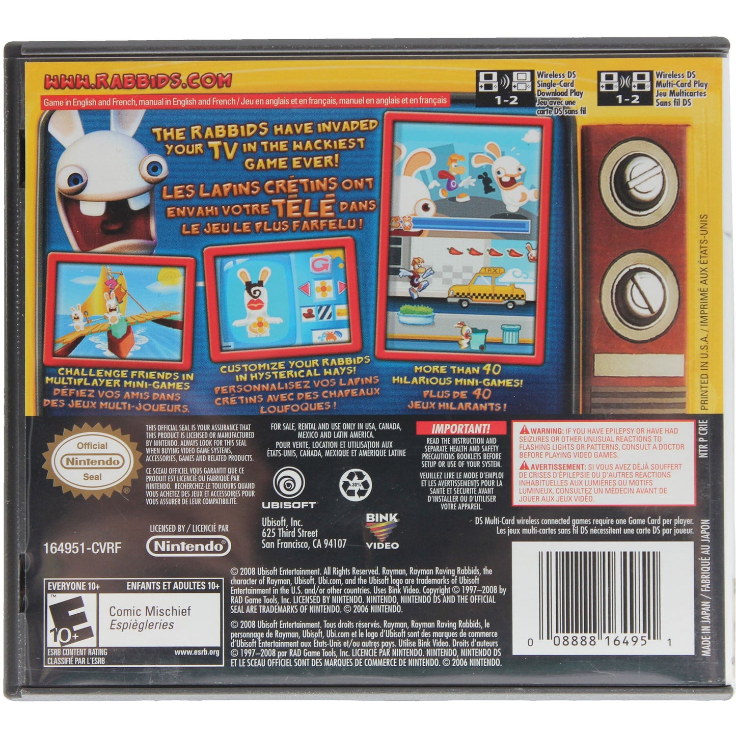 Rayman: Raving Rabbids TV Party (DS)