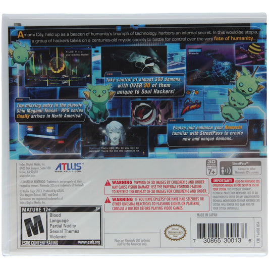 Shin Megami Tensei: Devil Summoner: Soul Hackers (3DS)