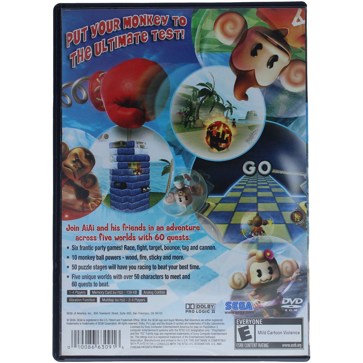 Super Monkey Ball: Adventure (PS2)