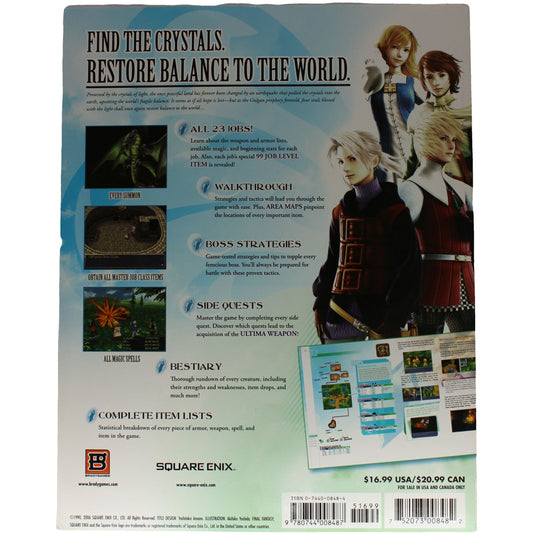 Final Fantasy III: Official Strategy Guide (DS)
