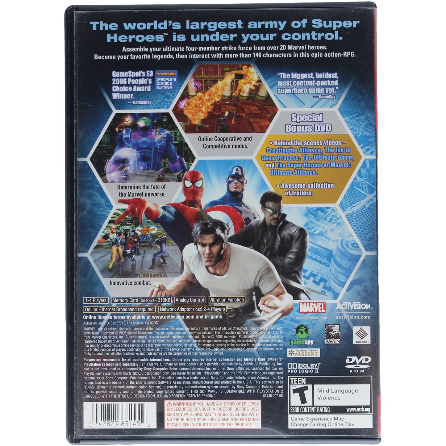 Marvel: Ultimate Alliance (PS2)